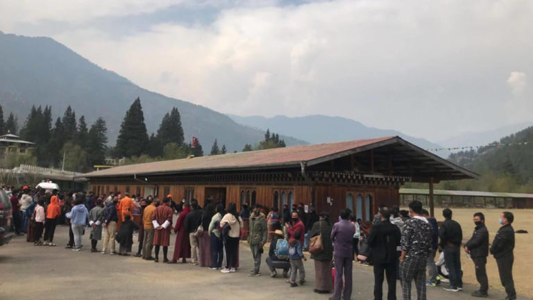 Vaccination in Bhutan