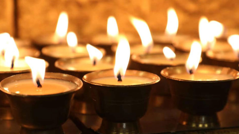 Butter lamps