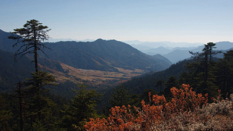 Landscape in Bhutan
