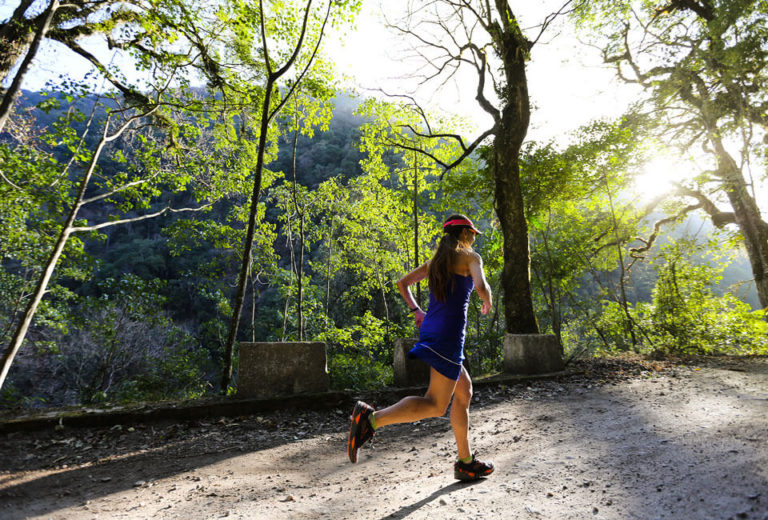 Marathon runner in Bhutan