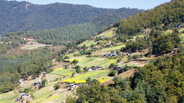 Village in eastern Bhutan